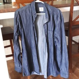 New long sleeve Haggar Chambray shirt